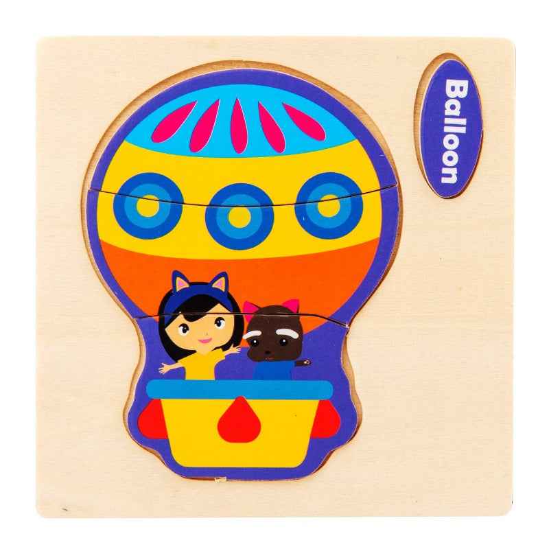 Early Education Puzzle Jitterbug With The Same Children's Educational Animal Enlightenment Cognitive Puzzle Board Toys by eprolo