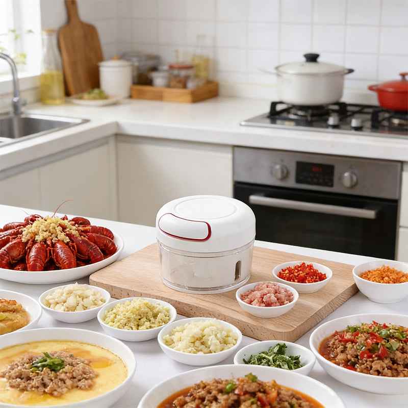 Mini Automatic Portable Food Processor, Triple Blade, USB 250 mL Electric Bivolt by eprolo