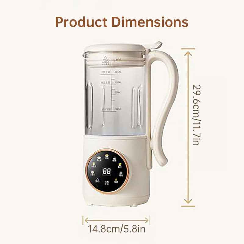 1.4L Nuts Milk Maker, Juicer and Soy Milk Machine with 16 Blades for Plant-Based Drinks, Oatmeal, Almond, Grains, and Beverages by eprolo