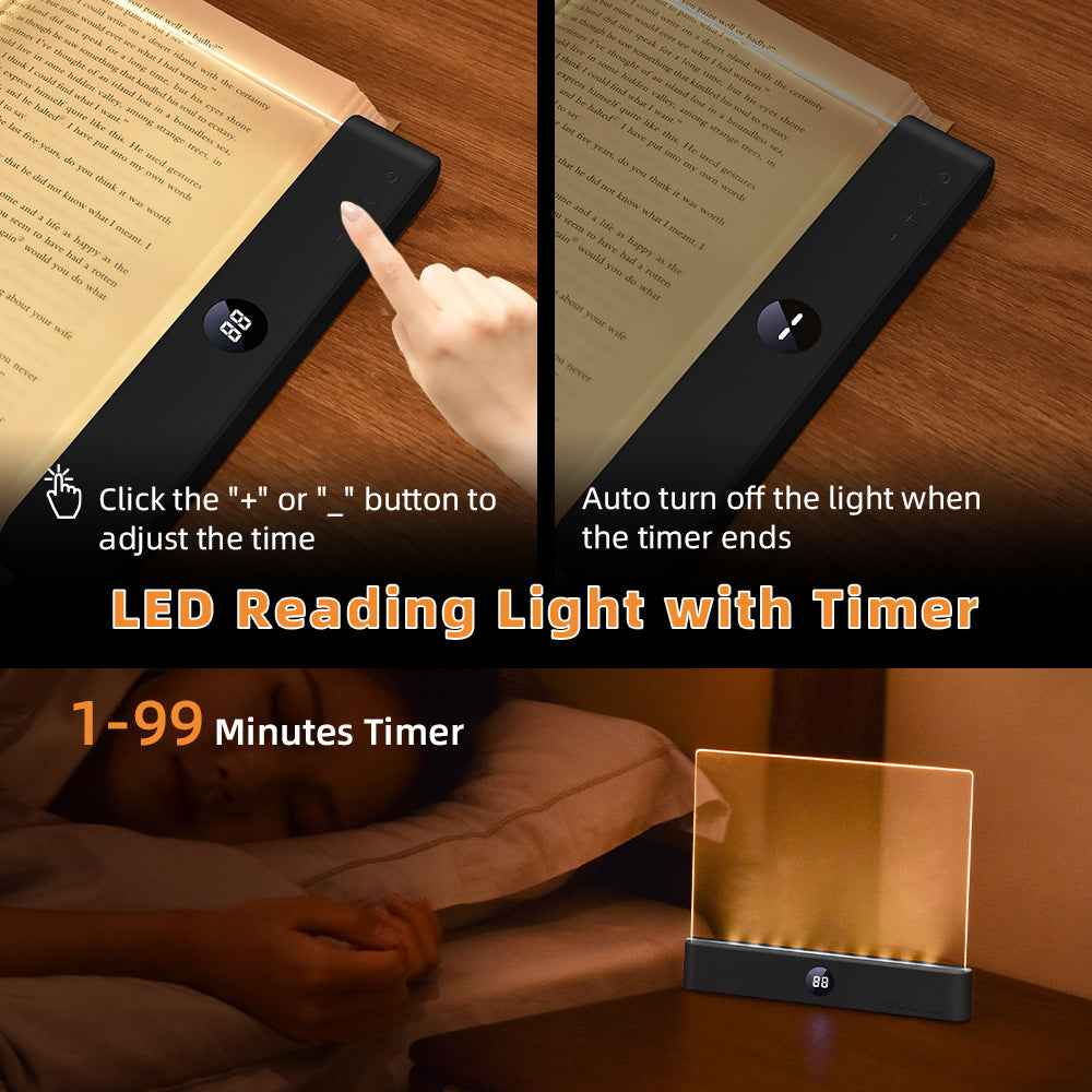 LED Reading Light with Timer – Adjustable Brightness & Three Color Temperatures by eprolo