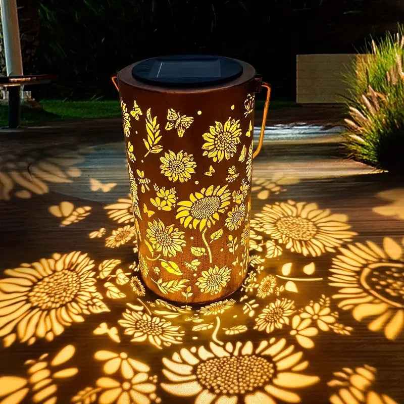 Illuminate Your Garden with the Solar Sunflower Lantern by eprolo
