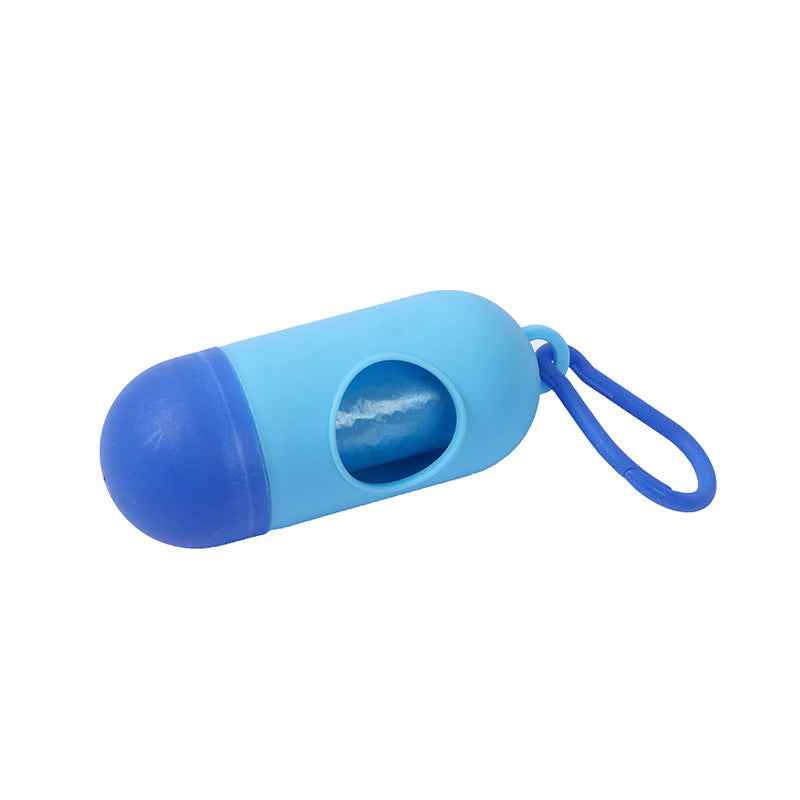 Pet Waste Bag Capsule Dog Waste Box Pill Portable Thickened Poop Bag by eprolo