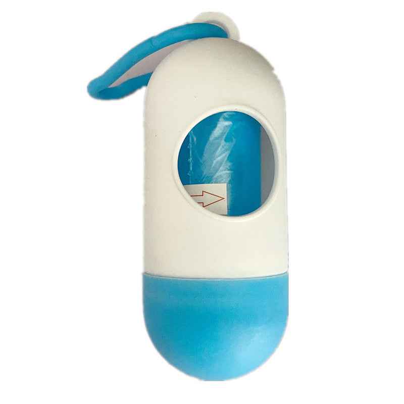 Pet Waste Bag Capsule Dog Waste Box Pill Portable Thickened Poop Bag by eprolo