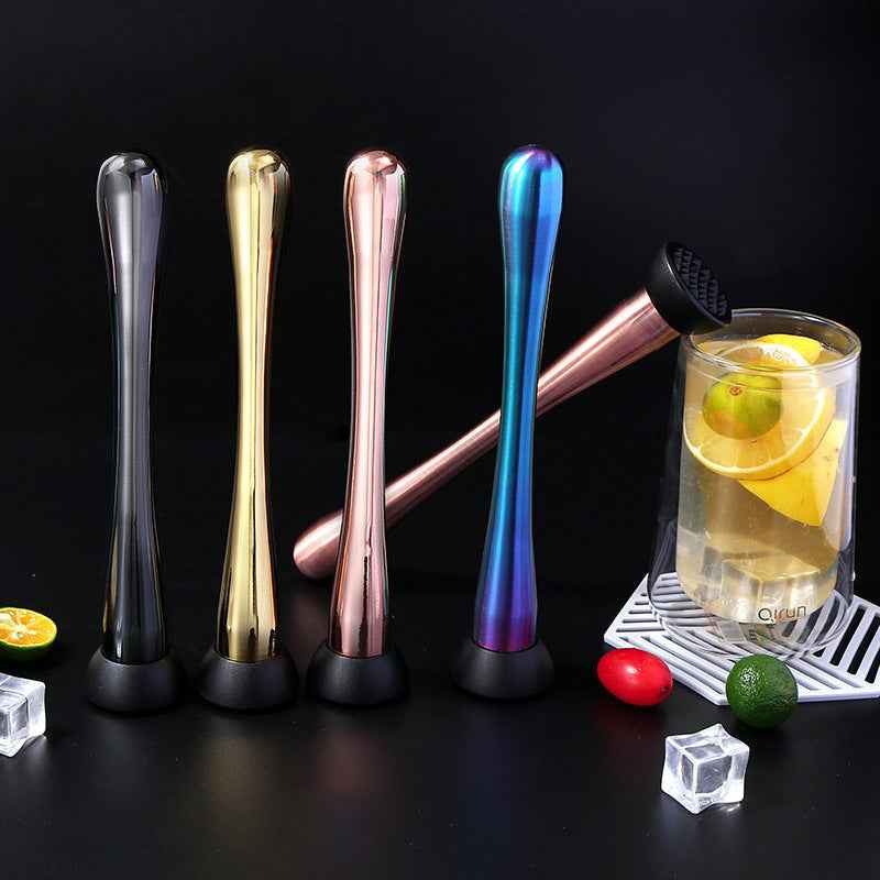 Stainless Steel Ice Crusher Muddler Bar Tool for Lemon Tea, Cocktail Mixing, by eprolo