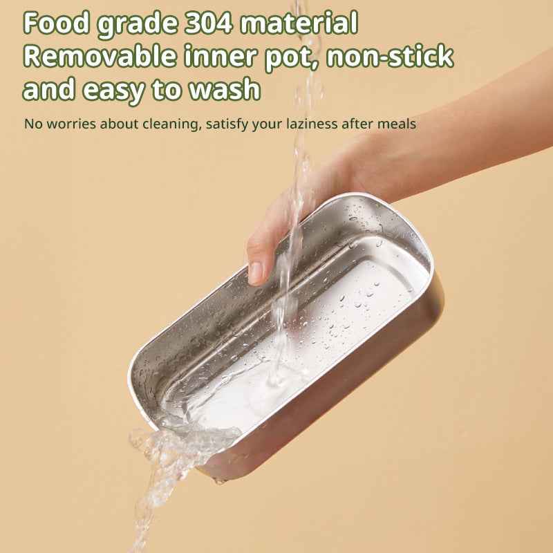900ML Portable Electric Lunch Box for Office Workers. Self - heating, steaming, cooking, with heat preservation by eprolo