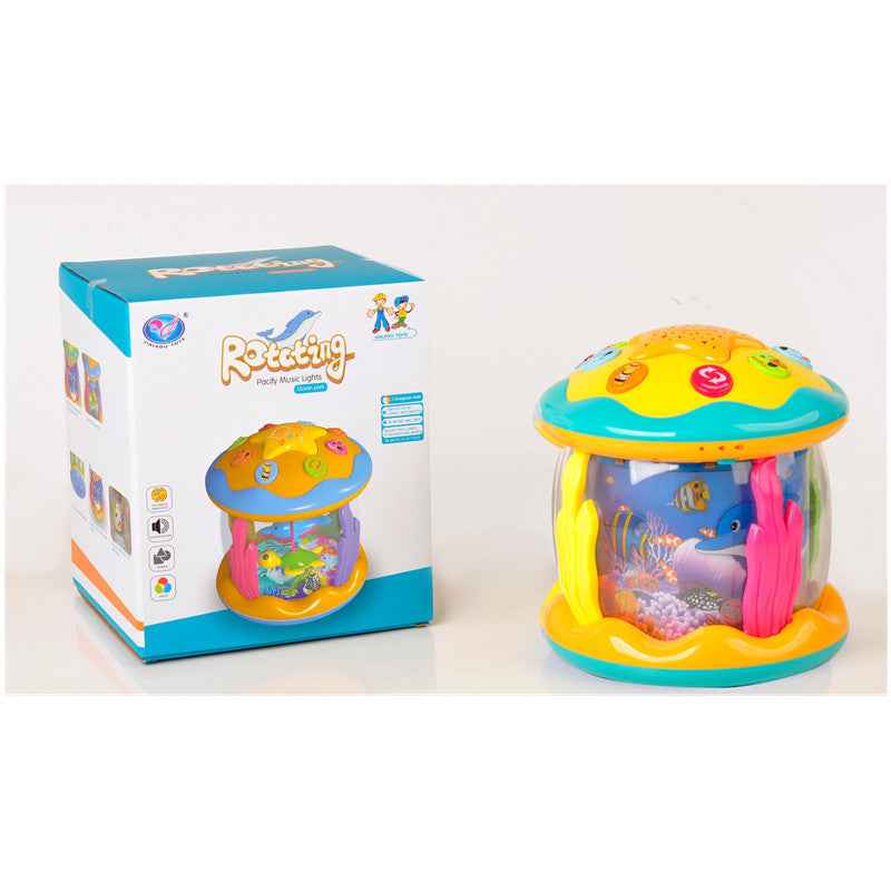 Baby children's hand clapping drum projection ocean puzzle early education toy lighting music multifunctional patting drum by eprolo