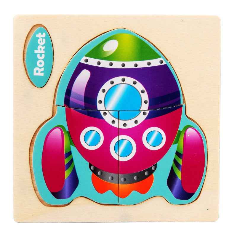 Early Education Puzzle Jitterbug With The Same Children's Educational Animal Enlightenment Cognitive Puzzle Board Toys by eprolo