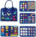 Felt learning board children's busy dressing board children's DIY early education toys felt busy board by eprolo