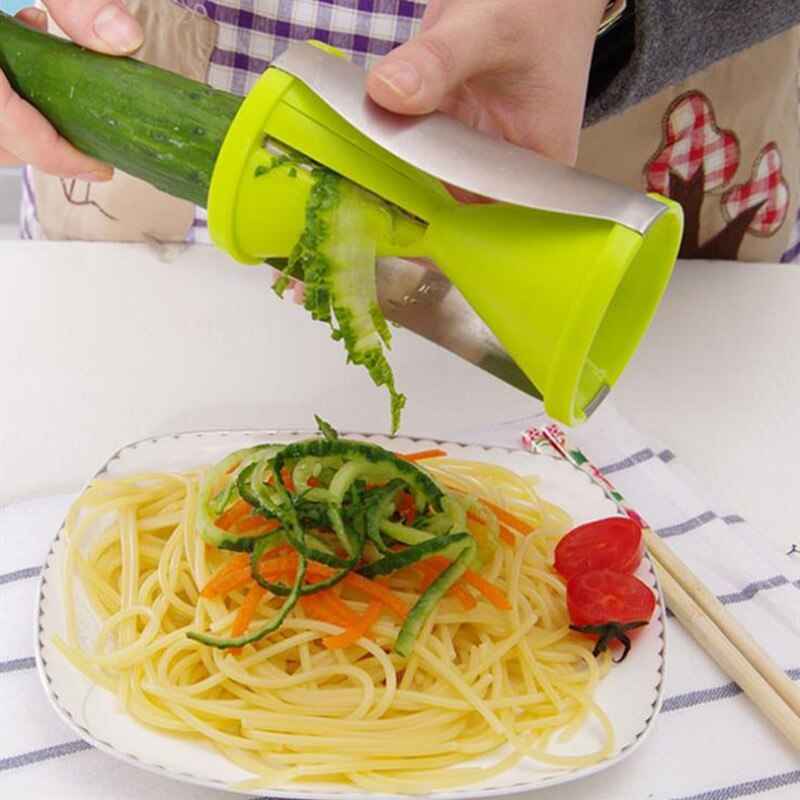 New vegetable spiral funnel slicer fruit cutter peeler kitchen cooking tool by eprolo