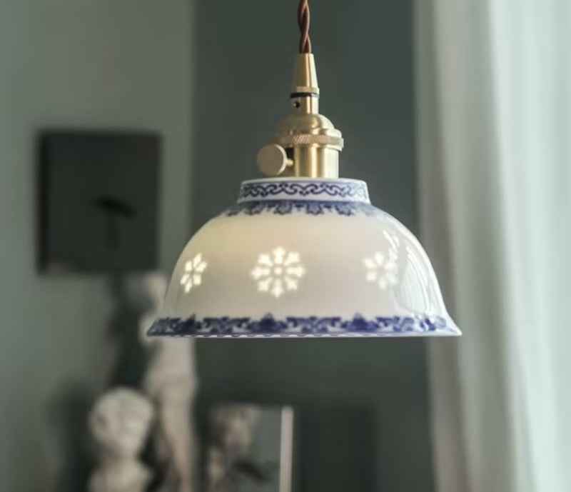 Elegant Blue and White Chandelier for a Stunning Home Transformation by eprolo