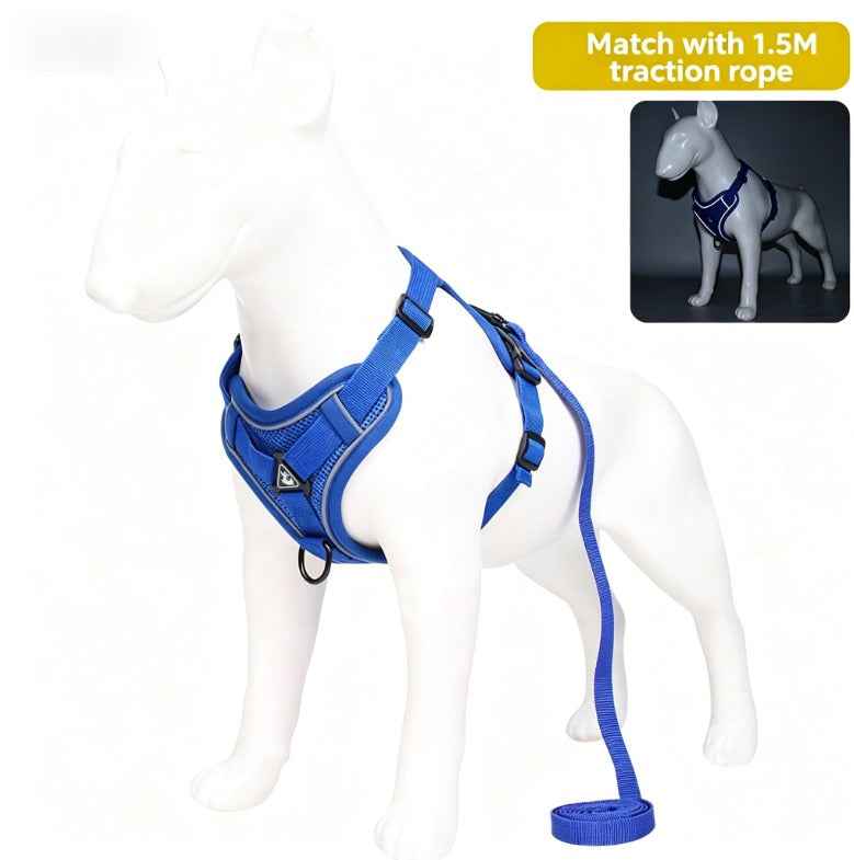 Pet Leash Reflective Breathable Cat Harness Vest Style Small Cat Breathable Reflective by eprolo