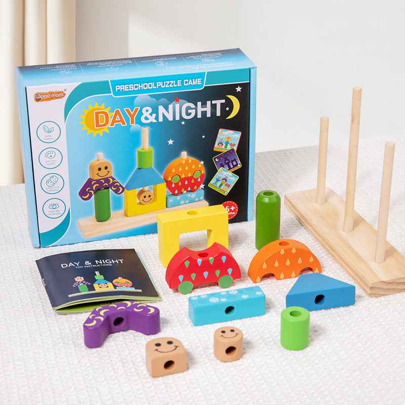 Creative building blocks, children's puzzle board games, kindergarten enlightenment, early education, puzzle toys, gifts by eprolo
