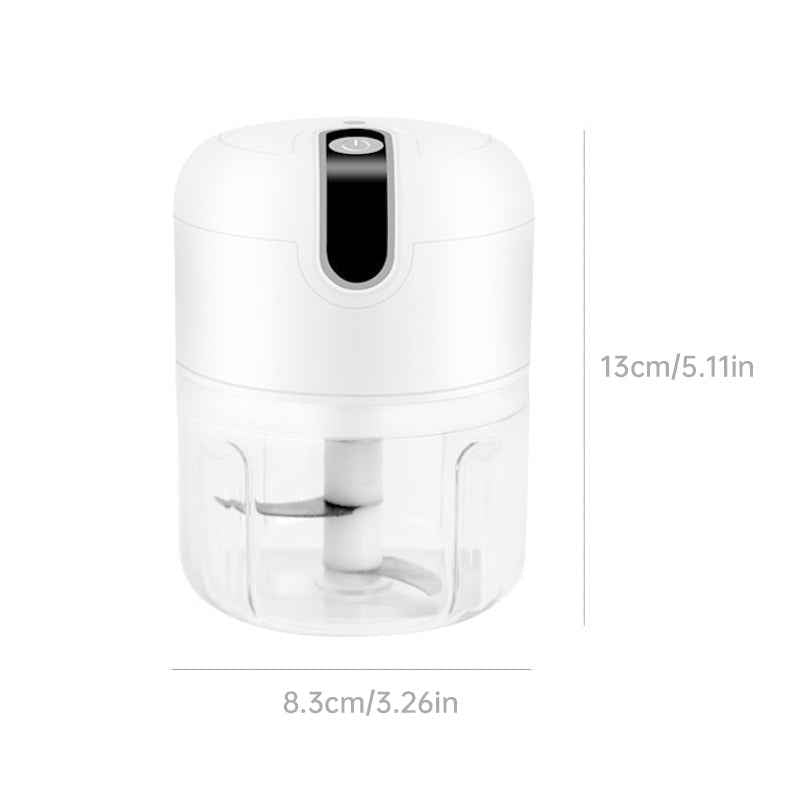 Mini Automatic Portable Food Processor, Triple Blade, USB 250 mL Electric Bivolt by eprolo