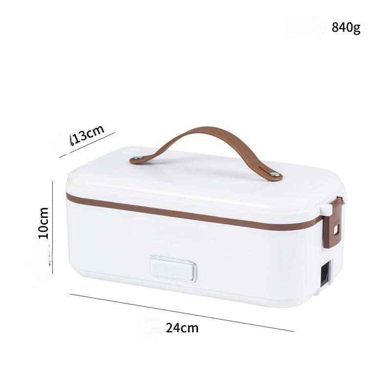 Electric lunch box stainless steel liner portable plug-in small insulation lunch box home heating lunch box steaming rice artifa by eprolo