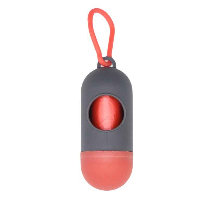 Pet Waste Bag Capsule Dog Waste Box Pill Portable Thickened Poop Bag by eprolo