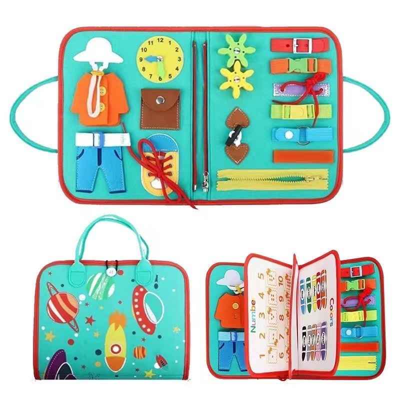 Handheld felt learning board, early education board, cross-border felt early education teaching aids, children's puzzle toys, dr by eprolo