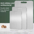 Medical - grade Pure Titanium Double - Sided Kitchen Cutting Board. Easy to clean. by eprolo