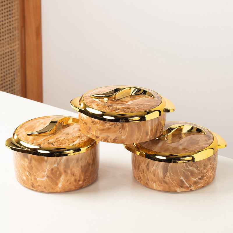 3-Piece Insulated Food Container Set (1.5L, 2L, 2.5L) - Ideal for Ramadan Celebrations, Weddings, Family Gatherings & More by eprolo