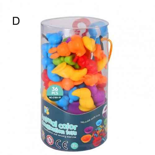 Children's Rainbow Count Early Education Cognitive Toys Montessori Teaching Aids Math Children's Game Set by eprolo