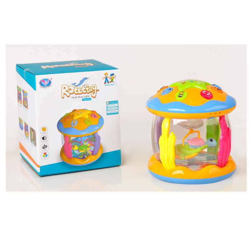 Baby children's hand clapping drum projection ocean puzzle early education toy lighting music multifunctional patting drum by eprolo
