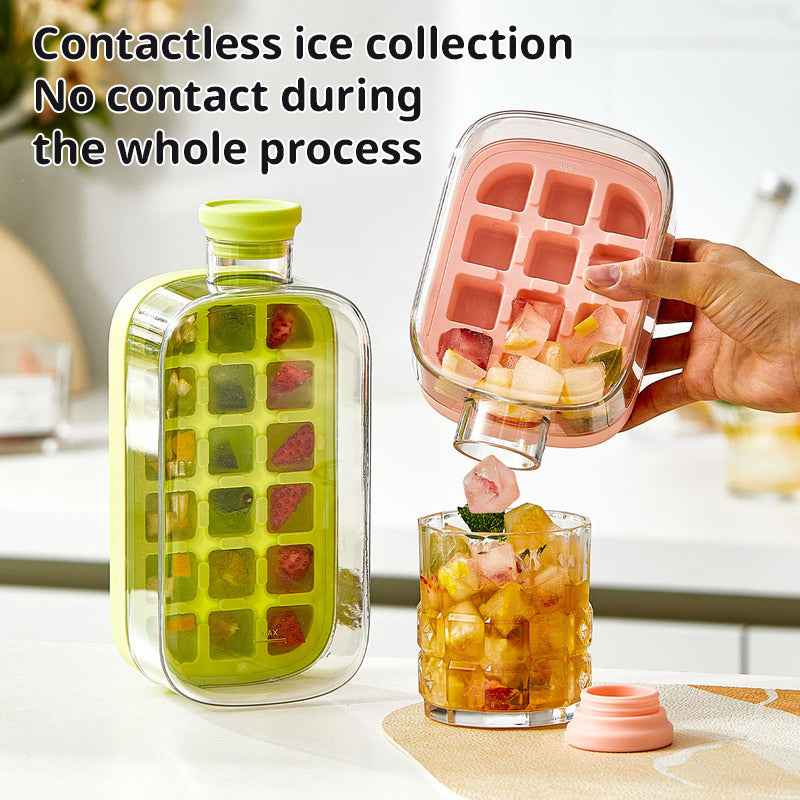 Ice - covered tray; freezer - overflow prevention ice tray by eprolo