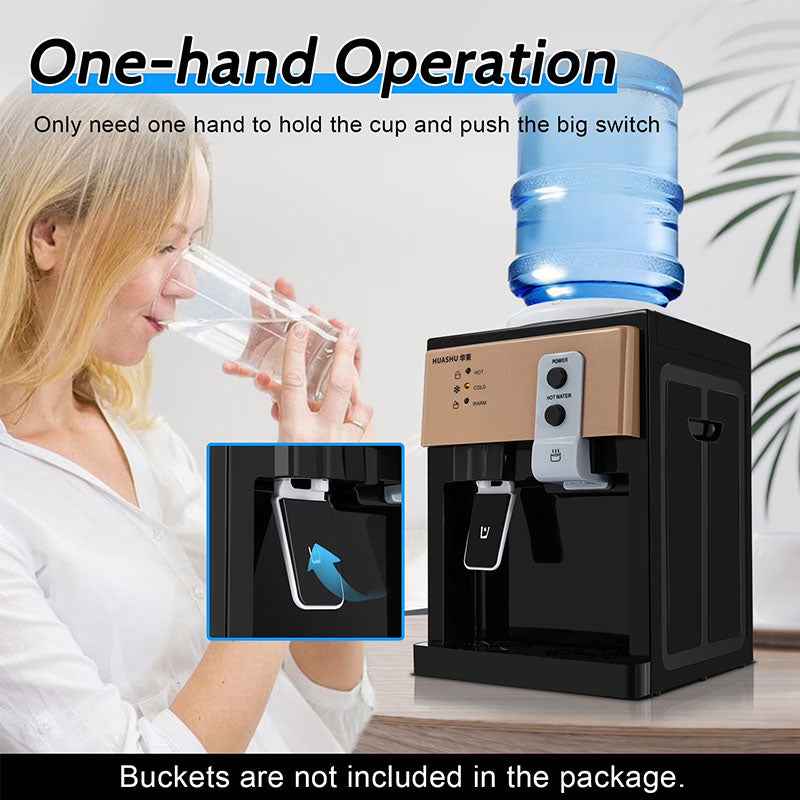 Electric Countertop Water Dispenser 8°C-95°C, Hot Cold Water Cooler for Home Kitchen Office Use by eprolo