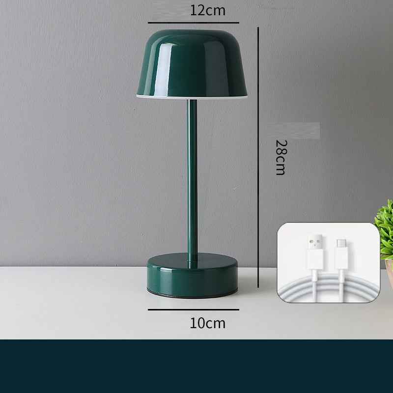Metal Mini Night Light Touchable I-Beam Mushroom Bedroom Living Room Decor Jellyfish Ambience Lamp by eprolo