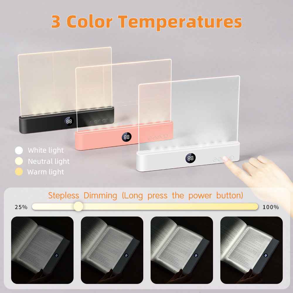 LED Reading Light with Timer – Adjustable Brightness & Three Color Temperatures by eprolo