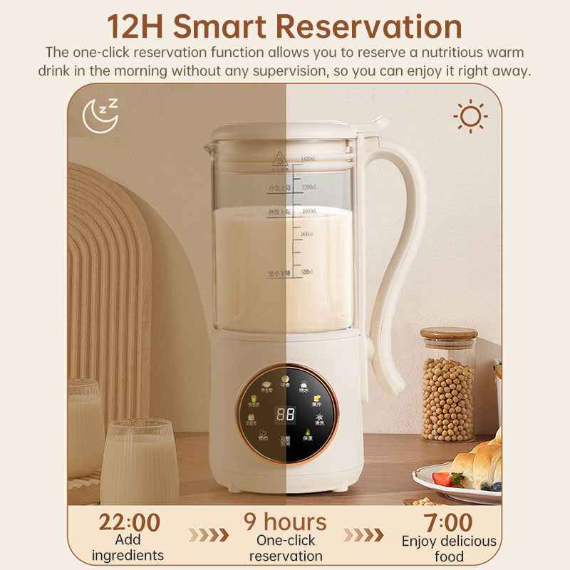 1.4L Nuts Milk Maker, Juicer and Soy Milk Machine with 16 Blades for Plant-Based Drinks, Oatmeal, Almond, Grains, and Beverages by eprolo