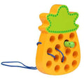 Insects Eat Apples 0.33 Threading Hands On Toys Children's Early Education Puzzle Wooden Toys Montessori Early Education Beads Threading Building Blocks Threading Game Building Blocks by eprolo