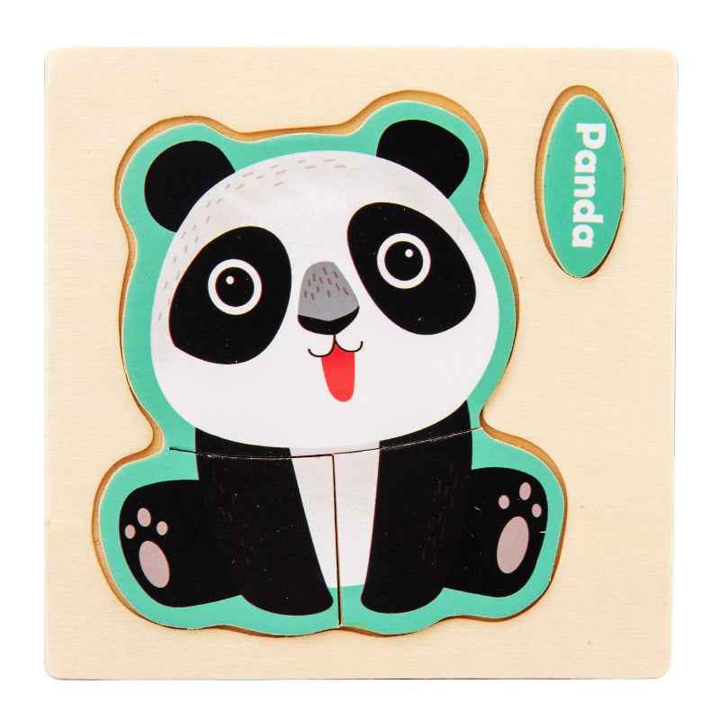 Early Education Puzzle Jitterbug With The Same Children's Educational Animal Enlightenment Cognitive Puzzle Board Toys by eprolo