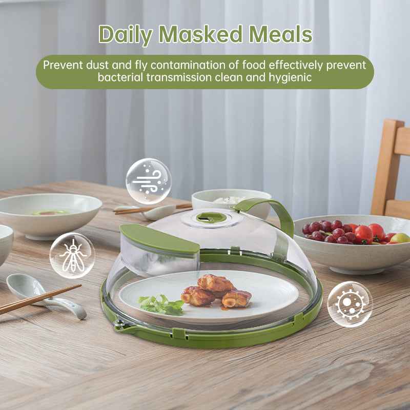 Microwave Splatter Cover - 10-inch Clear Kitchen Gadget with Water Steamer & Handle by eprolo