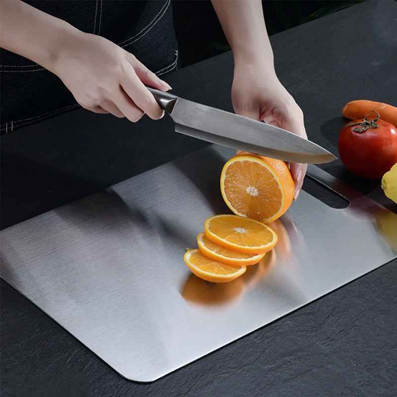 Medical - grade Pure Titanium Double - Sided Kitchen Cutting Board. Easy to clean. by eprolo