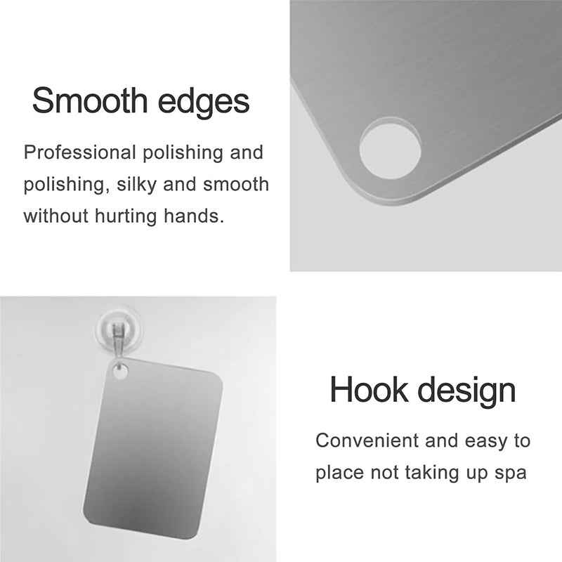 Medical - grade Pure Titanium Double - Sided Kitchen Cutting Board. Easy to clean. by eprolo