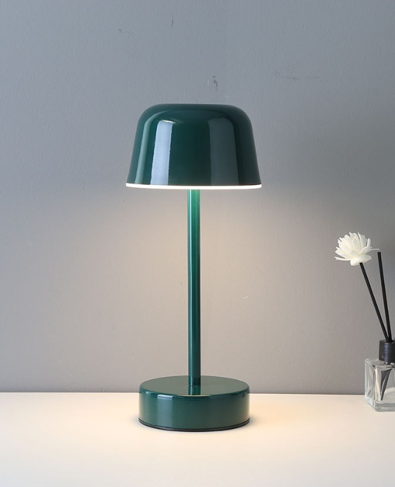 Metal Mini Night Light Touchable I-Beam Mushroom Bedroom Living Room Decor Jellyfish Ambience Lamp by eprolo