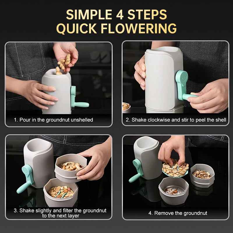 Hand-operated Peanut Shelling Tool for Peanuts and Pistachios, Kitchen Gadget for Shelling and Peeling by eprolo