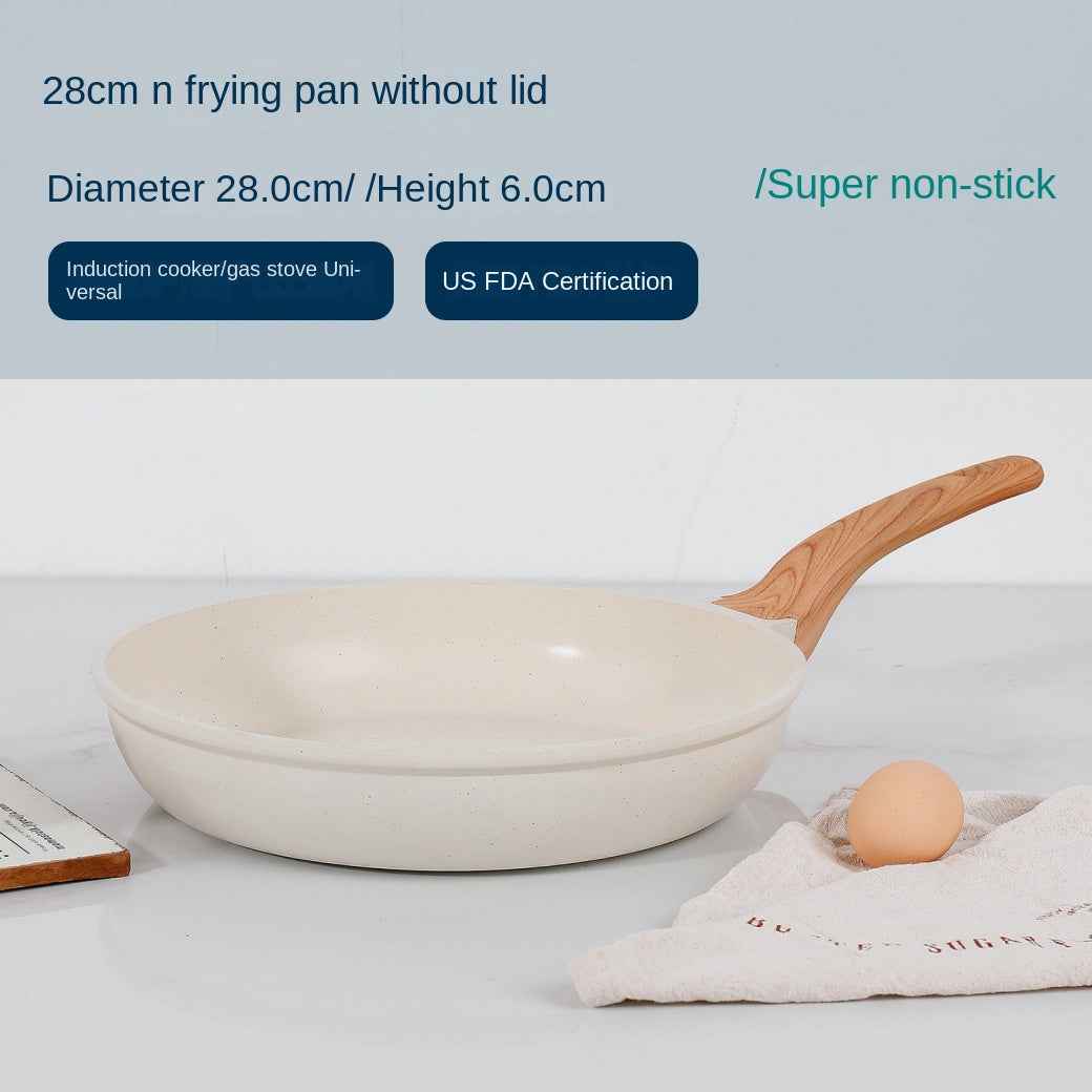Medical stone non-stick pot soup pot stew pot frying pan wok milk pot frying pan steaming marble granite pot set by eprolo