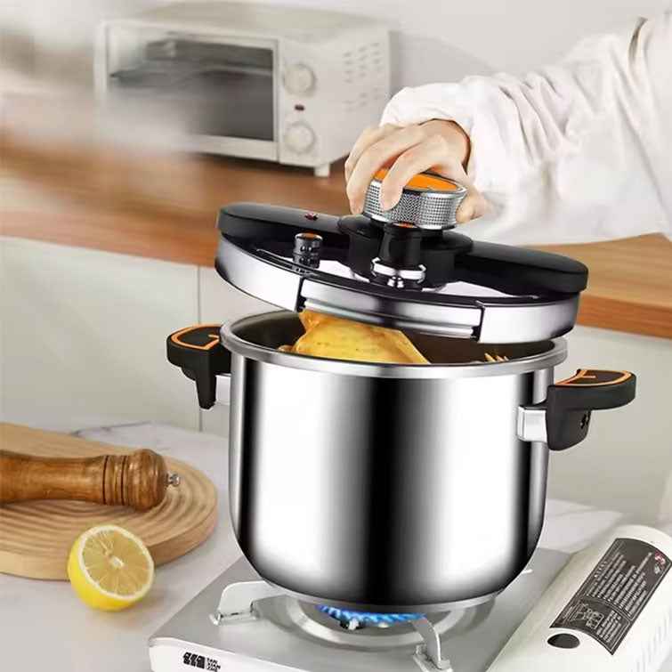 4L/6L Stainless Steel Pressure Cooker, Multi-functional Explosion-proof Pressure Pot for Gas Stove, Electric P by eprolo