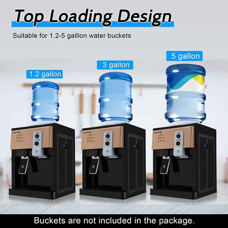 Electric Countertop Water Dispenser 8°C-95°C, Hot Cold Water Cooler for Home Kitchen Office Use by eprolo