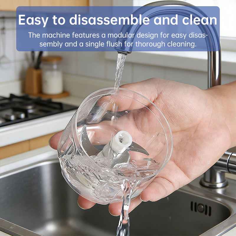 Mini Automatic Portable Food Processor, Triple Blade, USB 250 mL Electric Bivolt by eprolo