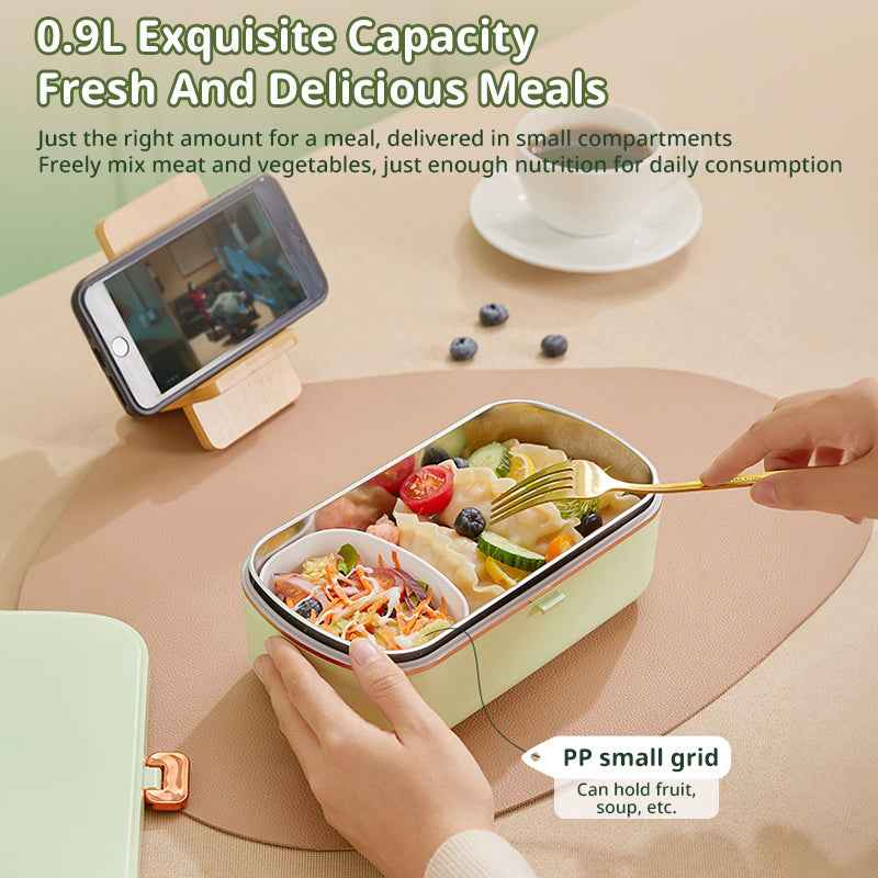 900ML Portable Electric Lunch Box for Office Workers. Self - heating, steaming, cooking, with heat preservation by eprolo