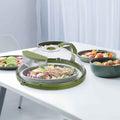 Microwave Splatter Cover - 10-inch Clear Kitchen Gadget with Water Steamer & Handle by eprolo