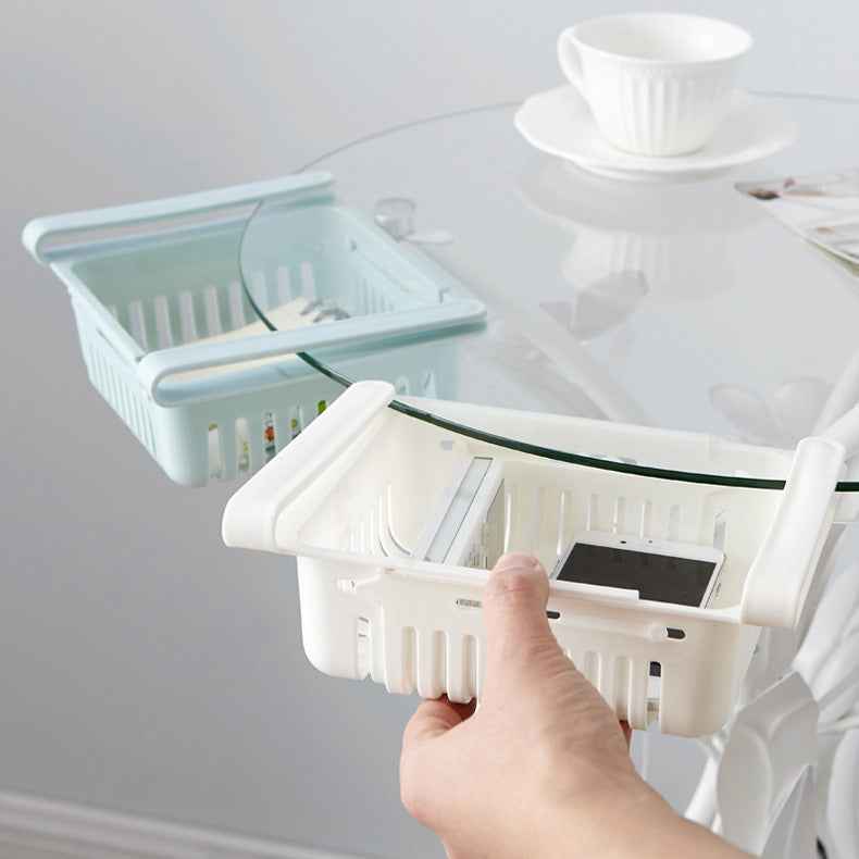 Retractable Refrigerator Divider Organizing Storage Rack Home Storage Rack Preservation Pull-Out Classification Box Refrigerator Partition Frame by eprolo