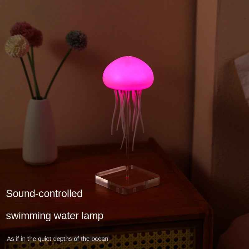 Enchanting Sound-Activated Jellyfish Lamp for a Captivating Ambiance by eprolo