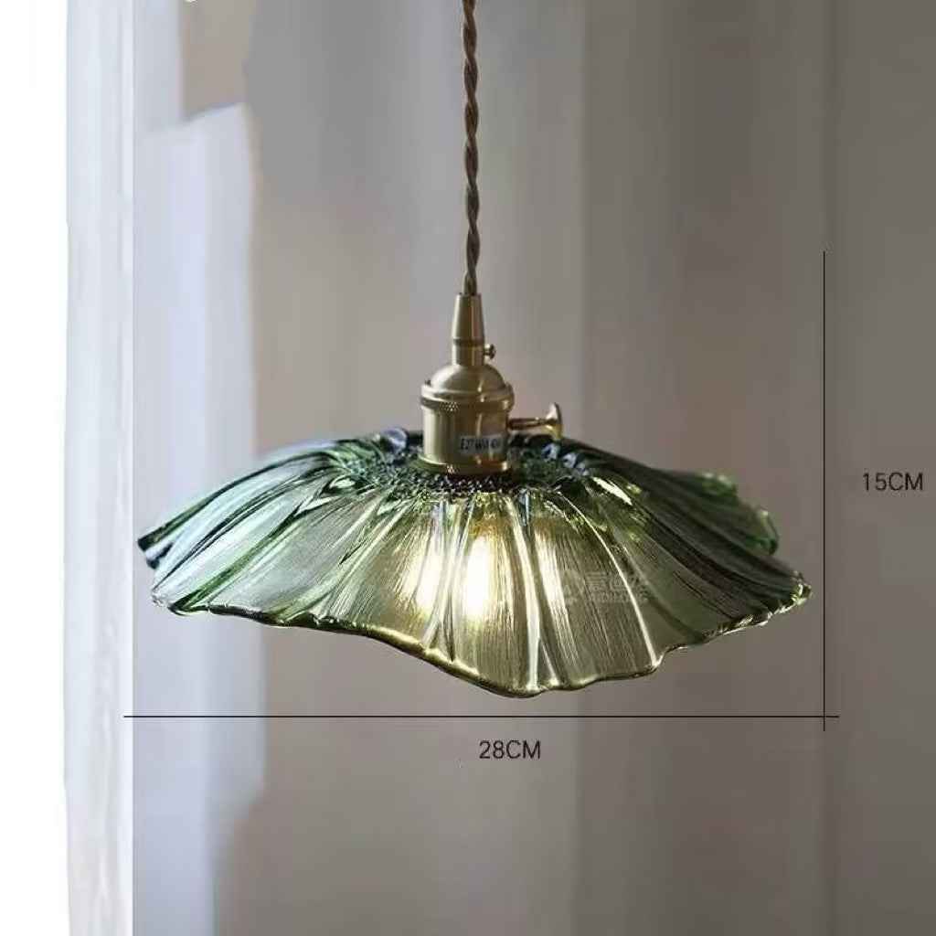 Vintage Brass Glass Chandelier – Elegant Retro Pendant Light for Your Home by eprolo