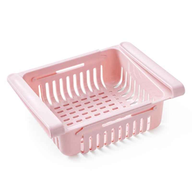 Retractable Refrigerator Divider Organizing Storage Rack Home Storage Rack Preservation Pull-Out Classification Box Refrigerator Partition Frame by eprolo