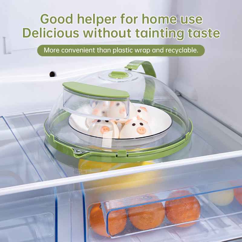 Microwave Splatter Cover - 10-inch Clear Kitchen Gadget with Water Steamer & Handle by eprolo