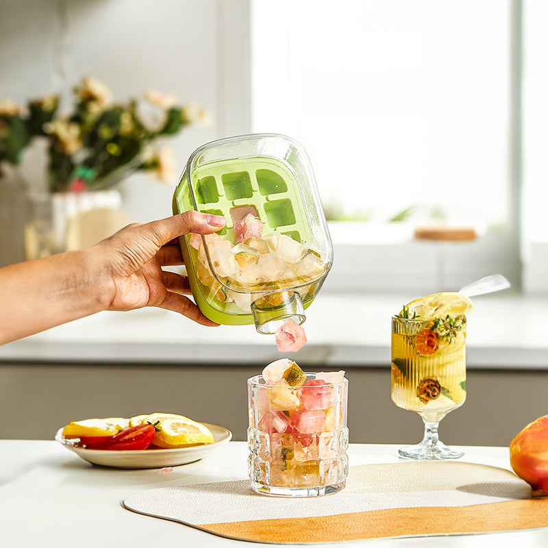 Ice - covered tray; freezer - overflow prevention ice tray by eprolo