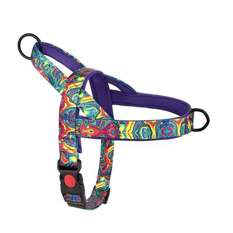 Dog Harness with Anti-Pulling Feature for Medium and Large Breeds, Lab, Golden Retriever, Dog Leash, Dog Chain by eprolo
