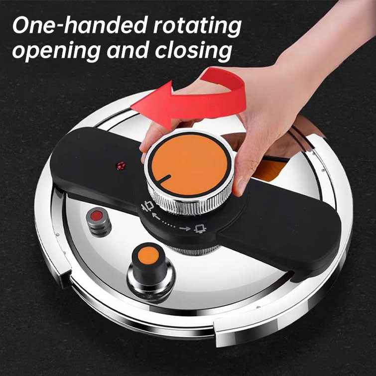 4L/6L Stainless Steel Pressure Cooker, Multi-functional Explosion-proof Pressure Pot for Gas Stove, Electric P by eprolo